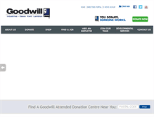 Tablet Screenshot of goodwillekl.com